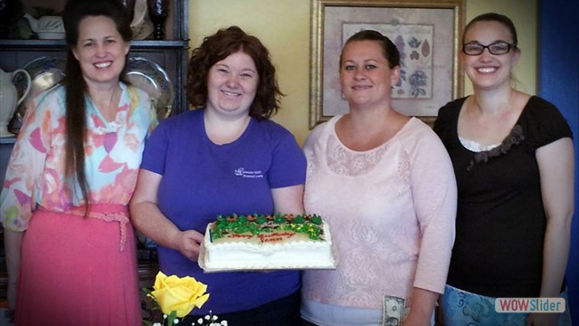 The Admin Team on Jenn's Birthday